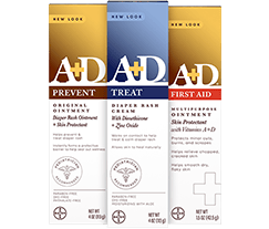 Un collage de los cuatro productos A+D