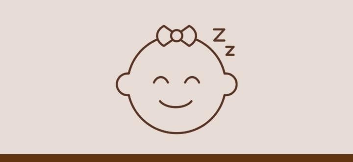 Icono de bebé durmiendo